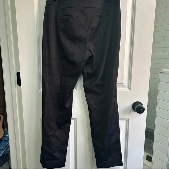 EUC Ann Taylor LOFT black “Marisa” pants. Straight leg. 9” rise. Flat front.Sz 6 - Picture 5 of 12